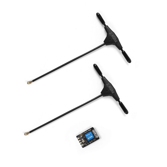 GEPRC ELRS DUAL 2.4G Diversity Receiver ExpressLRS 2.4G Built-in TCXO RC Airplane FPV Racing Long Range Freestyle Drones UAV